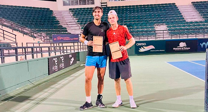 Capixaba Lucca Pignaton é vice-campeão de duplas em Santo Domingo, na República Dominicana