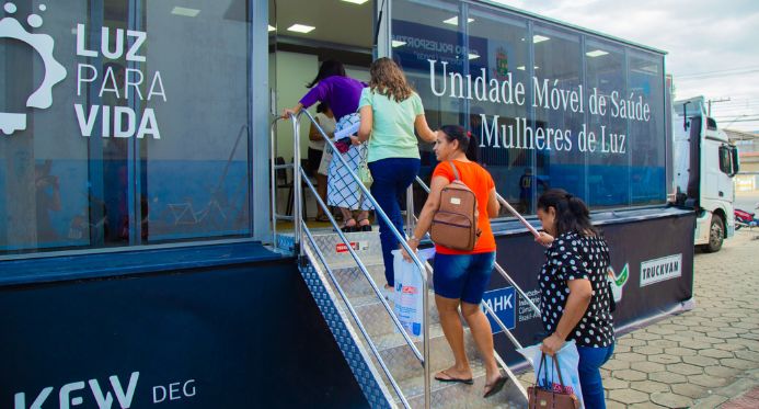 Carreta da Mulher vai ampliar acesso à exames de mamografia e ultrassom em Linhares