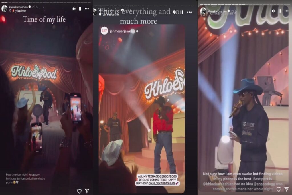 Festa de 40 anos de Khloe Kardashian tem show de Snoop Dogg