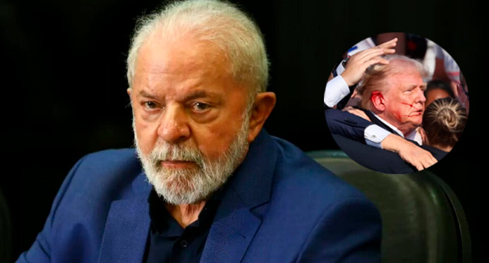 Lula repudia atentado contra Donald Trump: "inaceitável"