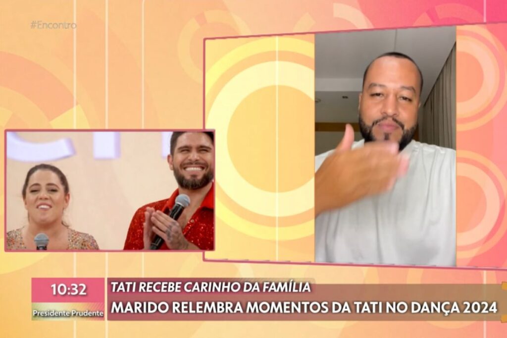 Marido de Tati Machado no 'Encontro'