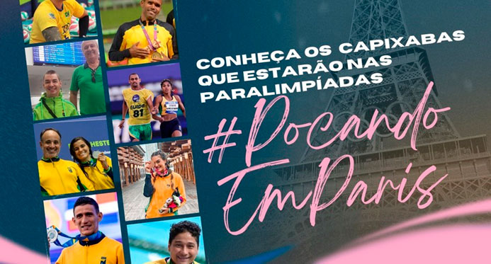 Conheça os representantes do Espírito Santo terá na Paralimpíada de Paris 2024