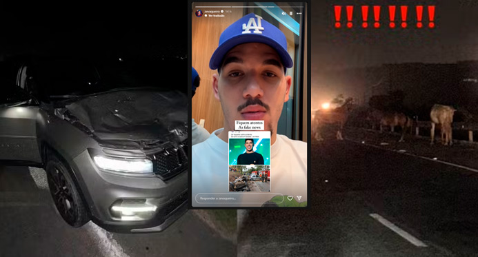 Zé Vaqueiro alerta para perigo das fake news após sofrer acidente de carro