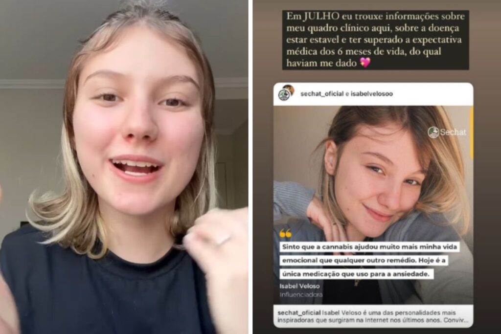 Isabel Veloso fez postagem para falar da condição de saúde