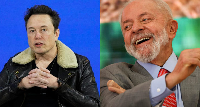 Musk usa X para provocar Lula: 'Espero que goste de voar em avião comercial'
