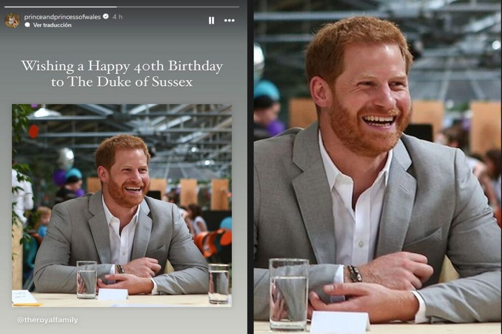 Rei Charles e Príncipe William parabenizam Harry pelos seus 40 anos