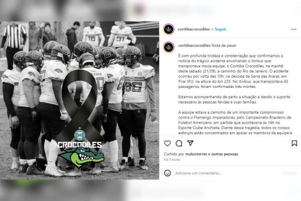 Tragédia na Dutra – três jogadores mortos; clube emite nota de pesar: ‘Nossos corações estão em luto’
