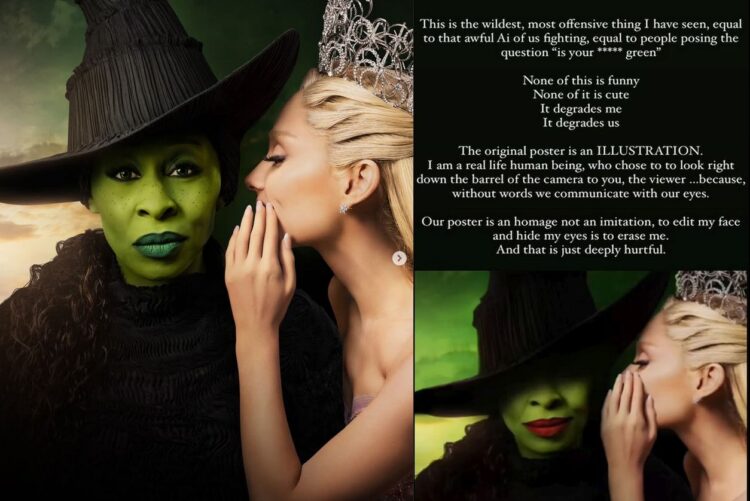 Ariana Grande e Cynthia Erivo se manifestam sobre polêmico pôster de Wicked