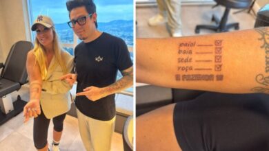 Vivi Fernandez fez tatuagem para eternizar A Fazenda 16