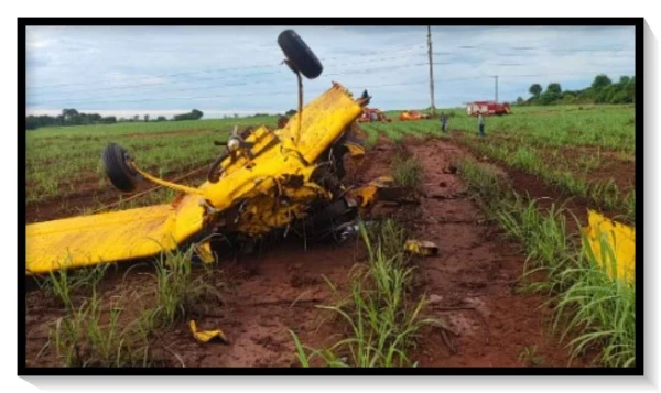 Avião acaba de cair em Goiás; bombeiros chegam ao local às pressas e confirmam óbito