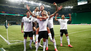 Botafogo vence Palmeiras e retoma liderança do Brasileirão em jogo decisivo