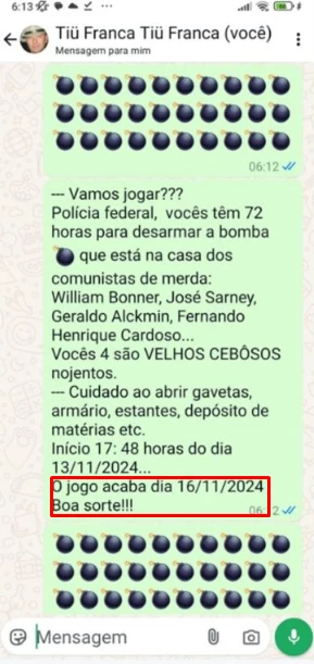 Ex-candidato a vereador antecipou explosão no STF; detonação causa morte e isola Praça dos Três Poderes