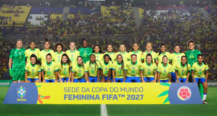 Seleção feminina volta a campo contra Colômbia em amistoso no ES