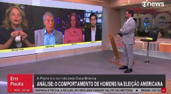 Tensão no ‘Em Pauta’: Sandra Coutinho e Demétrio Magnoli discutem ao vivo sobre misoginia na política