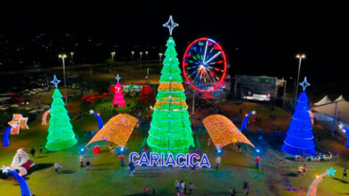 Vila de Natal de Cariacica é inaugurada e encanta a todos