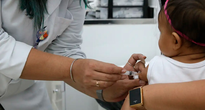 ES supera meta de cobertura da 4ª vacina do Calendário Nacional de Vacinação das crianças