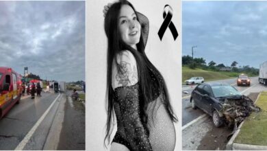 Marido de jovem grávida que morreu em acidente trágico faz desabafo comovente: ‘Me desculpa, meu amor’