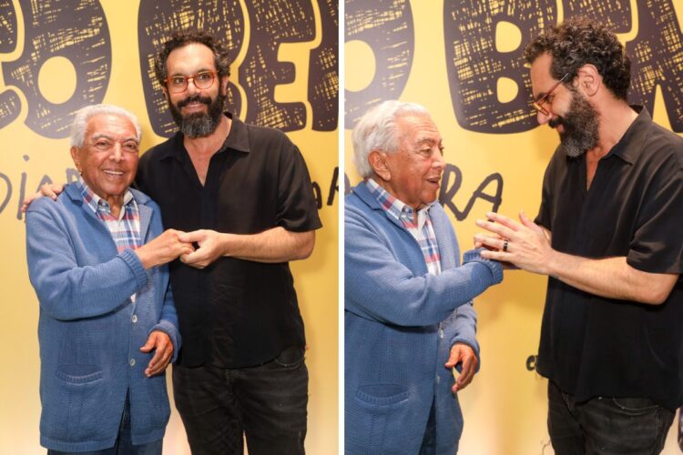 Mauricio de Sousa com Fernando Fraiha