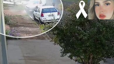 Vídeo flagra instante que homem atropela, mata esposa e sai caminhando no interior de SP