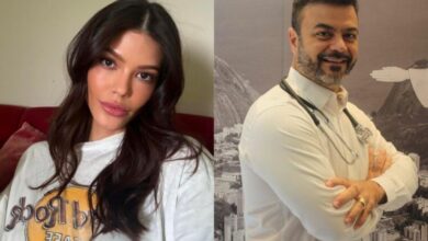 Vitória Strada e médico