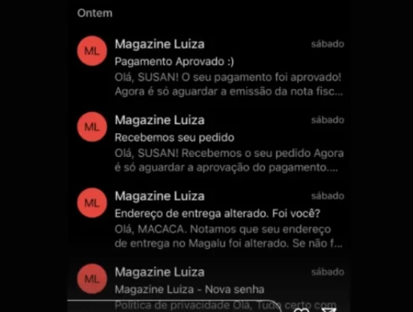 ‘Olá, macaca’: Mulher sofre racismo e denuncia Magazine Luiza por injúria racial após receber e-mail da loja