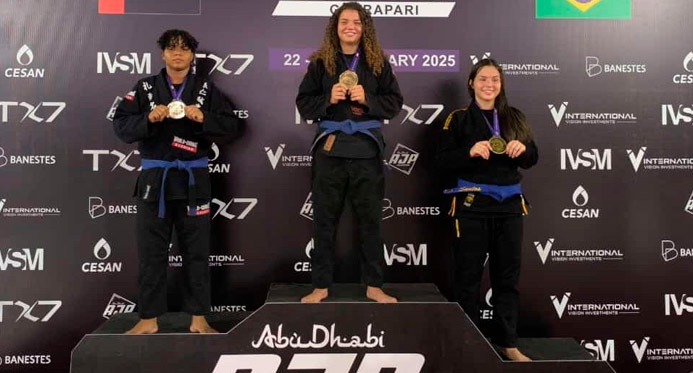 Capixabas sobem ao pódio em torneio internacional de jiu-jitsu
