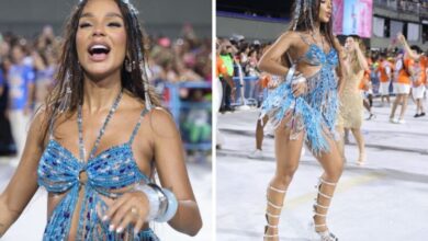 Brunna Gonçalves em desfile na Beija-Flor