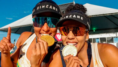 Capixaba Thâmela Coradello conquista etapa de Circuito Mundial de Vôlei de Praia