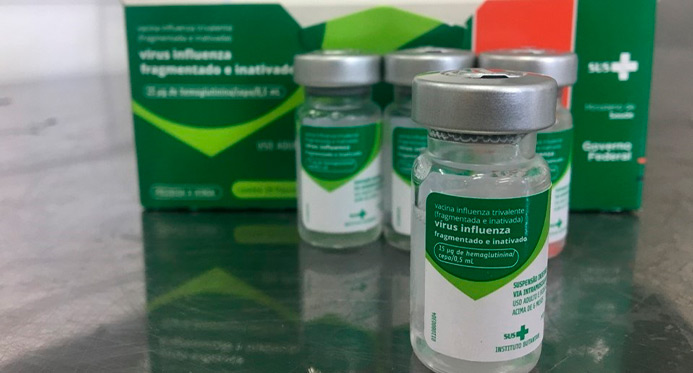 Estado tem pouco mais de 260 mil doses de Influenza aplicadas e baixa procura