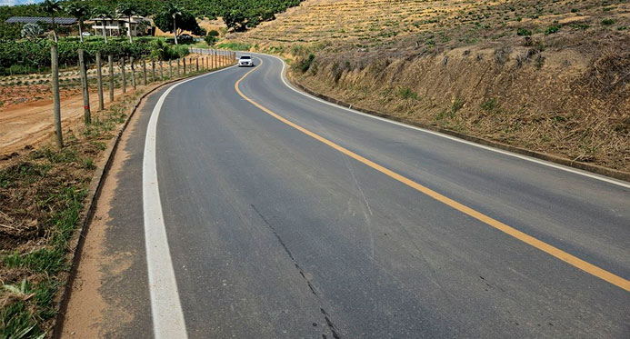 Governo do Estado inaugura revitalização de rodovia rural em Rio Bananal