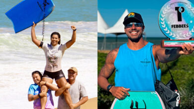 Lucas Nogueira e Maíra Viana conquistam o Circuito Estadual de Bodyboarding 2024