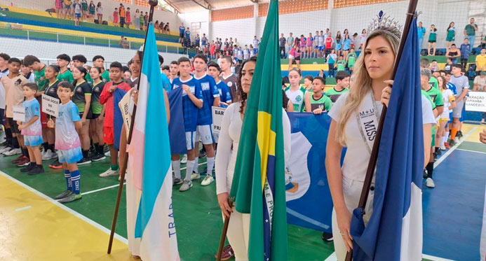 Cerimônias de abertura marcam o início das regionais V e VI dos Jogos Escolares