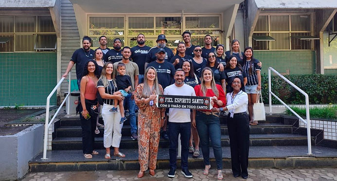 Torcida do Corinthians no ES realiza campanha de doação de sangue e coleta 142 bolsas no Hemoes