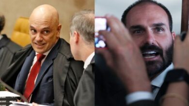 Moraes bloqueia contas e bens de Eduardo Bolsonaro por suspeita de envolvimento em trama golpista