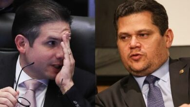 Pesquisa revela alta rejeição de Motta e Alcolumbre, presidentes do Congresso Nacional
