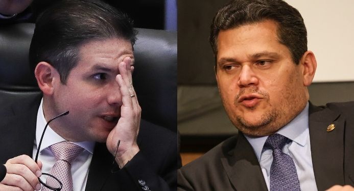 Pesquisa revela alta rejeição de Motta e Alcolumbre, presidentes do Congresso Nacional