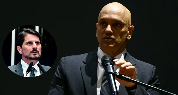 Moraes diz que Do Val demonstrou "completo desprezo" por decisões do STF