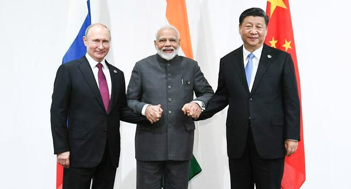 China propõe nova ordem mundial ao lado da Rússia e da Índia