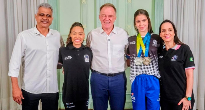 Ginastas capixabas fazem história no Mundial de Ginástica Rítmica no Rio