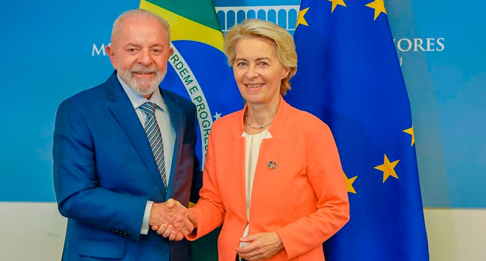 Mercosul: Lula liga para presidente da Comissão da UE e reforça acordo