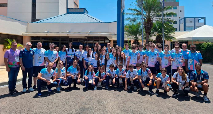 Delegação capixaba chega a Uberlândia para disputa dos Jogos Escolares Brasileiros