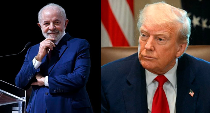 Lula e Trump realizam primeira reunião bilateral em meio a tensões comerciais