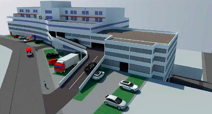 Obras da segunda fase do Hospital do Câncer avançam em Cachoeiro de Itapemirim