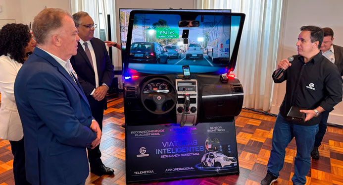 Governo do ES lança "Cerco Inteligente Móvel" e equipa 300 viaturas com tecnologia
