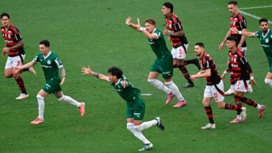Palmeiras e Flamengo fazem reedição da final da Libertadores de 2021
