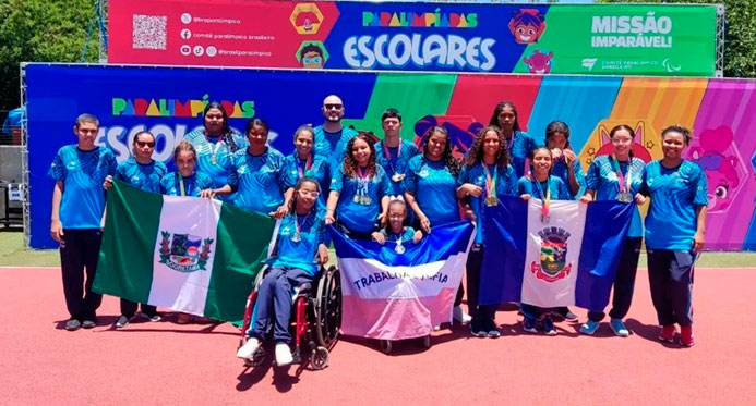 Delegação do ES encerra Paralimpíadas Escolares com 119 medalhas e 17 recordes