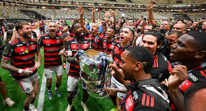 Ranking de clubes da CBF: Flamengo aparece no topo pelo sexto ano seguido
