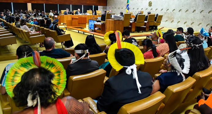 STF forma maioria de votos contra marco temporal de terras indígenas