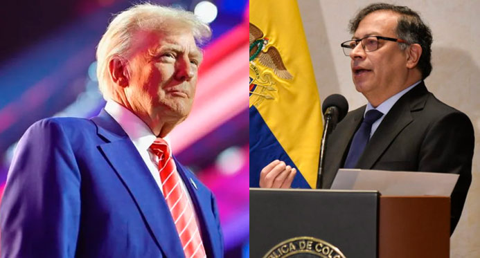 Após ameaças e acusações, Trump conversa com presidente colombiano