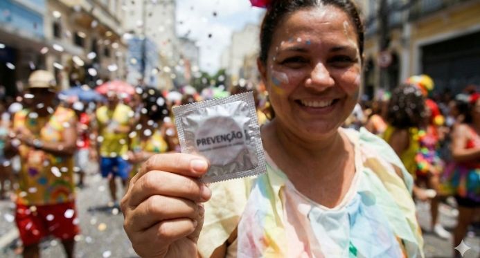 Camisinha e teste rápido: saiba como curtir o Carnaval com saúde e prevenir ISTs